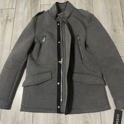 New Guess Grey Coat Men Small With Tags