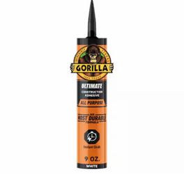 Gorilla 9 oz. Heavy Duty Construction Adhesive Ultimate