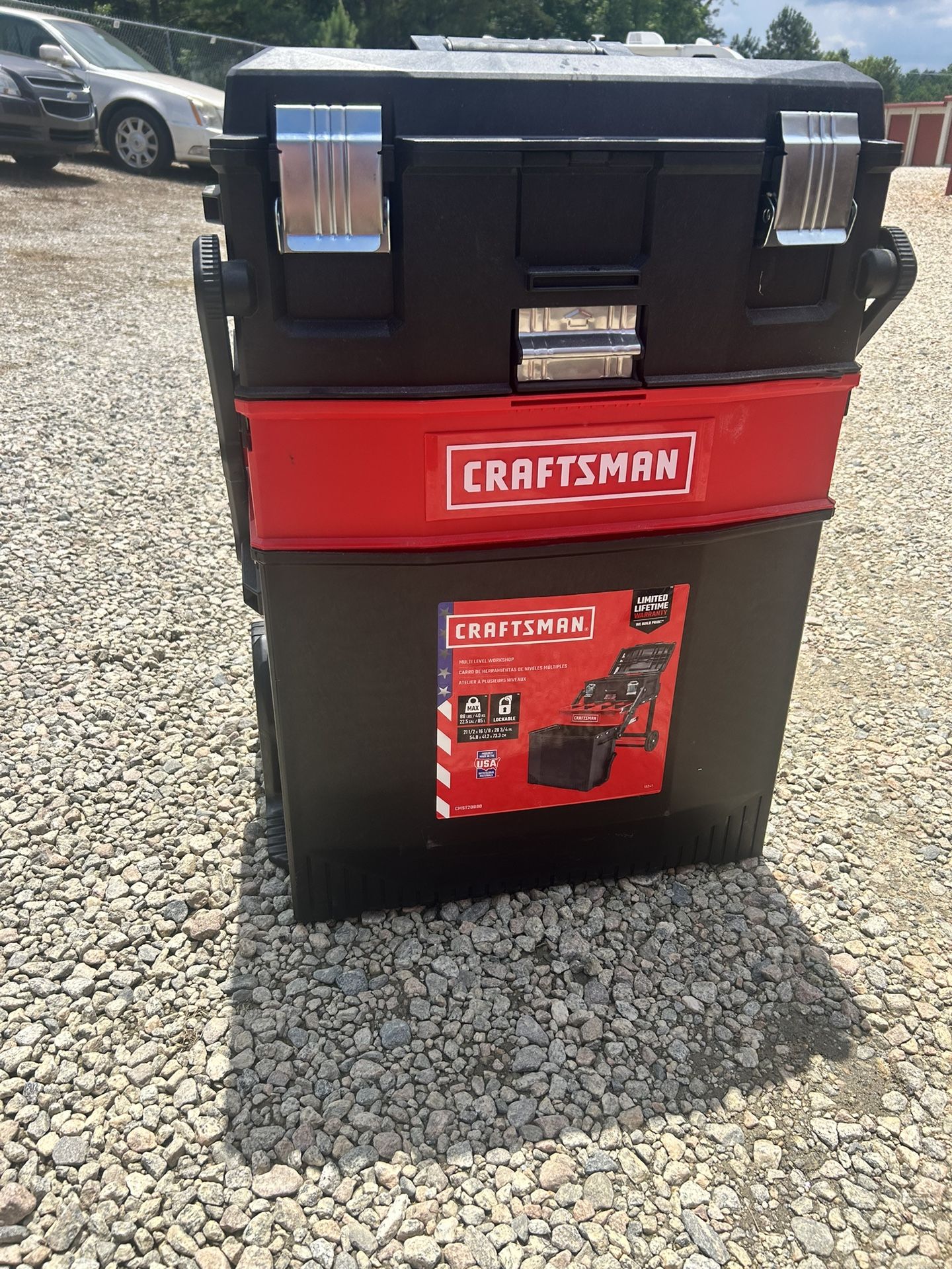 Craftsman Multi Level Tool Box/ Tools
