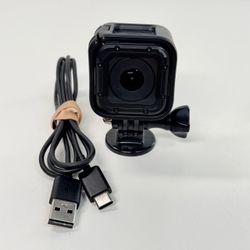 GoPro HERO5 Session Action Camera Black 4K Waterproof w/ USB-C Cable and Frame