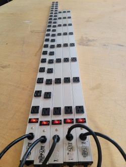 5 - Tripp-Lite Power Strips / 2 - PS6020 (20 Outlet) 3 - PS480806 (8 Outlet)