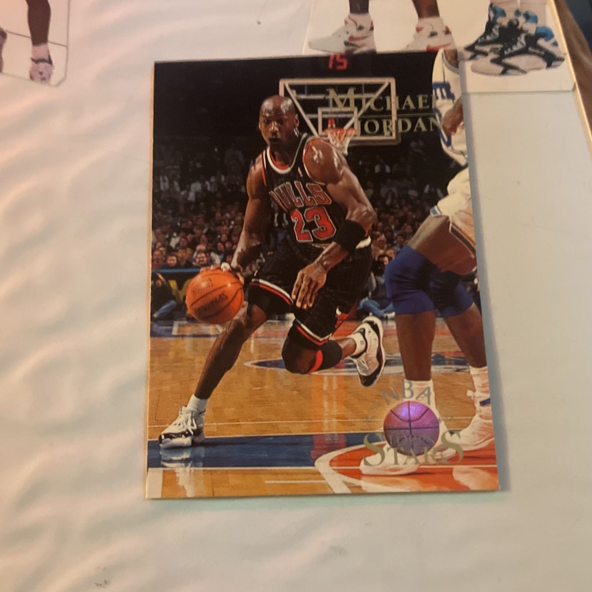 3 MJ Cards + 1 Of 2500 Shaq Card
