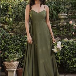 Mumu Green Maxi Dress