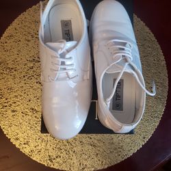 Boys White Dress Shoes