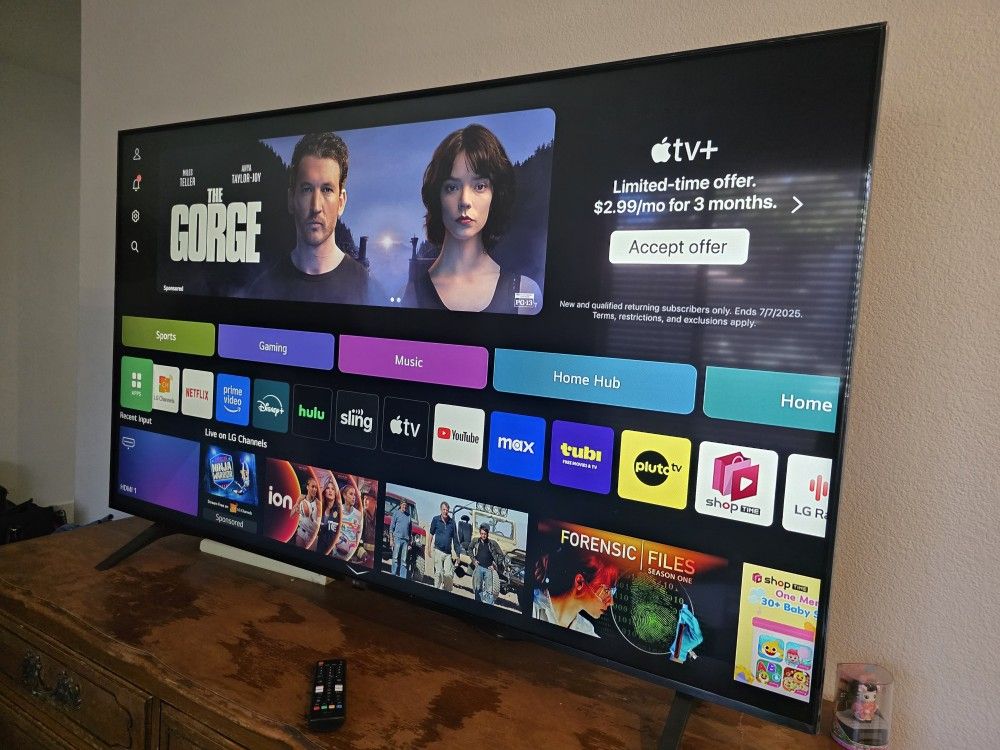 LG 65" UT70 LED 4k UHD Smart WEBOS TV
