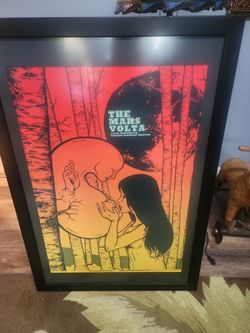 Jermaine Rogers 2007 Signed and Numbered Mars Volta Concert Print