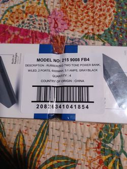 Paquete Power Bank De 4 Cargador  Nuevos 