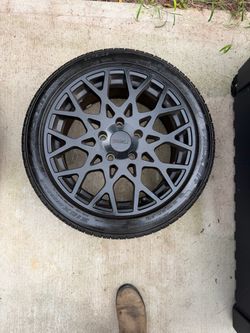 Set of 17” 5x120 TSW wheels with Falcon tires BMW