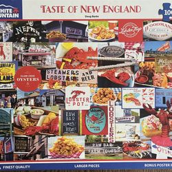 White Mountain Taste of New England Jigsaw Puzzle 
