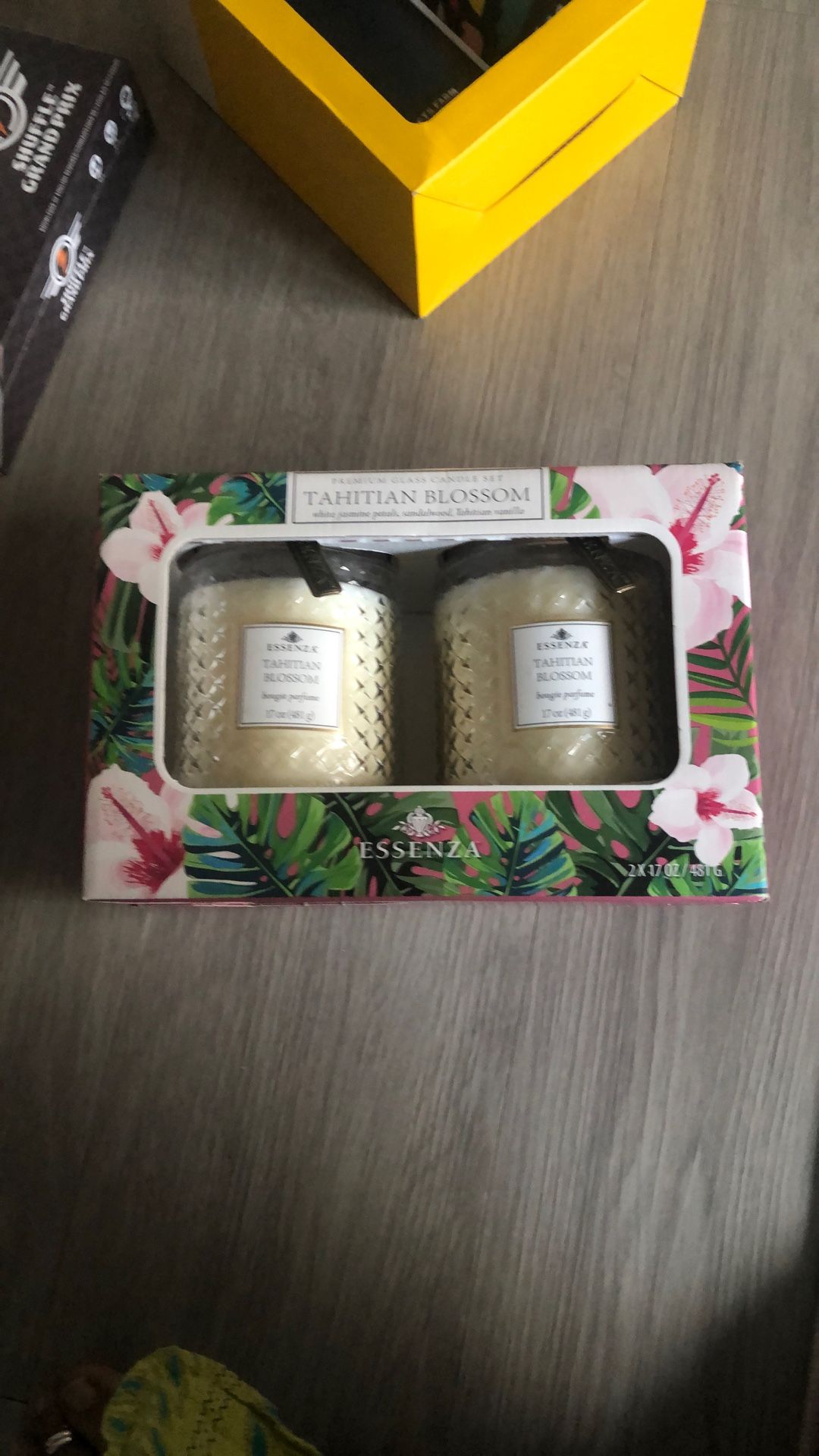 Glass Candle Set