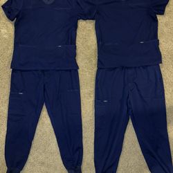Landau Navy Blue Scrubs