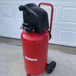 Central Pneumatic 26 Gallon 2 HP 240 psi Oil-Free Air Compressor