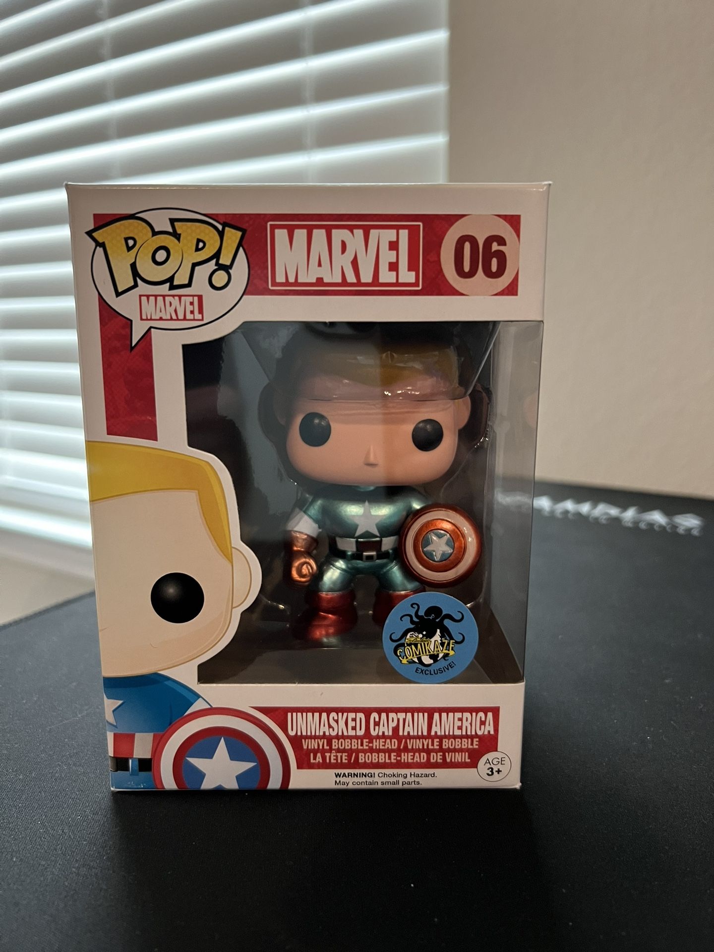 Unmasked Captain America