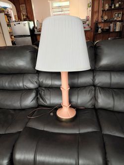 Vintage Pretty Pink Table Lamp From Pottery Barn