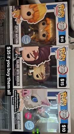 Demon slayer funko pops
