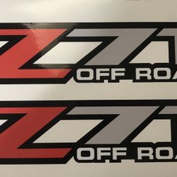 CHEVY Z71 BED DECALS_STICKERS