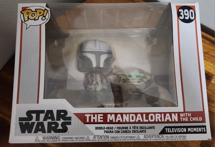 Funko Pop! Moment Star Wars The Mandalorian with The Child