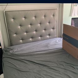 Led Vanity And Bed Frame 