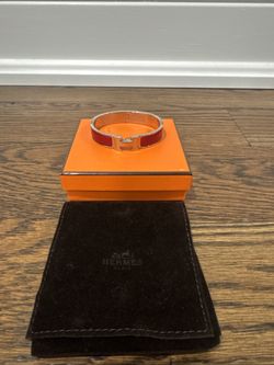 Hermes Clic H Bracelet- Red