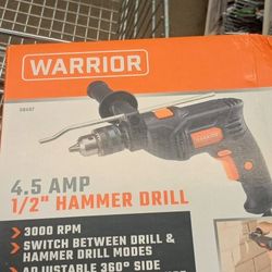 Warrior Half Inch Hammer Drill New In The Box Firm On Price