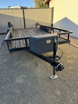16’ Dual Axle Trailer – 6 lug – With Ramps