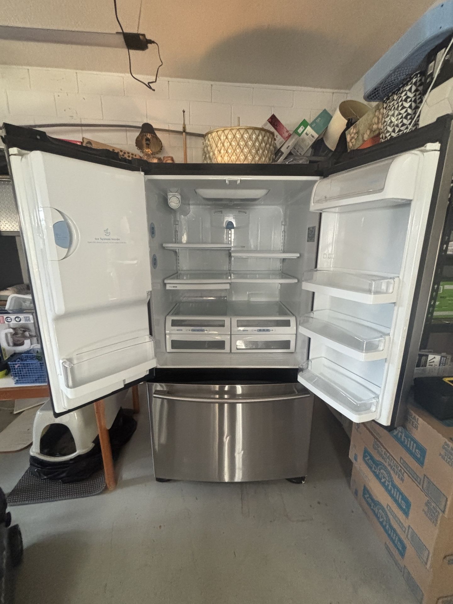 LG Refrigerator French Doors Bottom Freezer Drawer