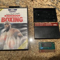 Sega Master System SMS James Buster Douglas Knockout Boxing