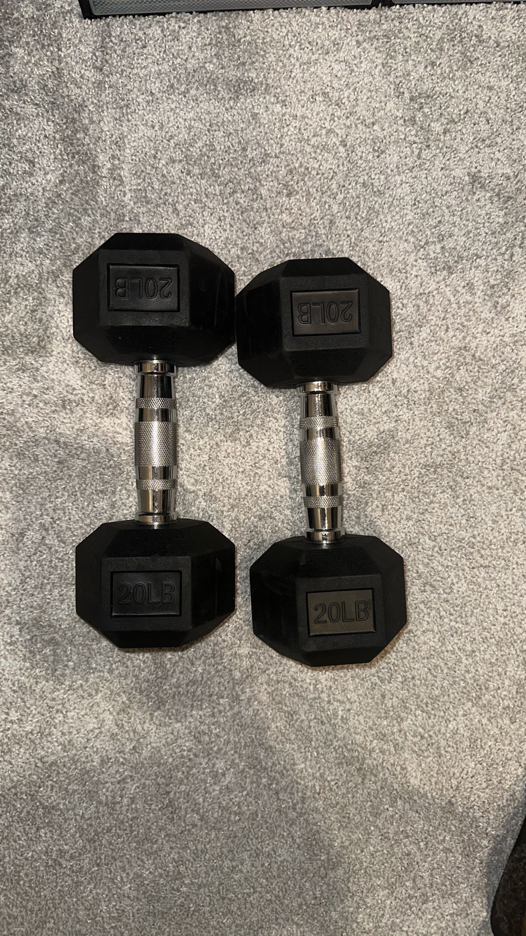 20 LB Dumbbells – Pair