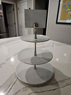 Pampered Chef tiered serving tower