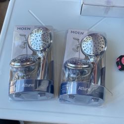 Chrome Dual Shower Heads