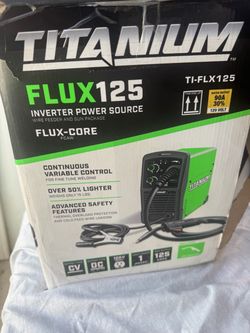 Titanium Flux 125 Flux-Core Welder TI-FLX125