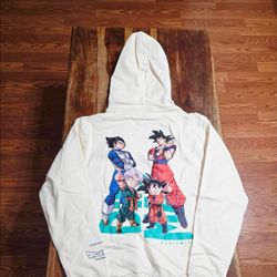 Dim Mak X Dragon Ball Z Pullover Hoodie With Anime Print. Size Small