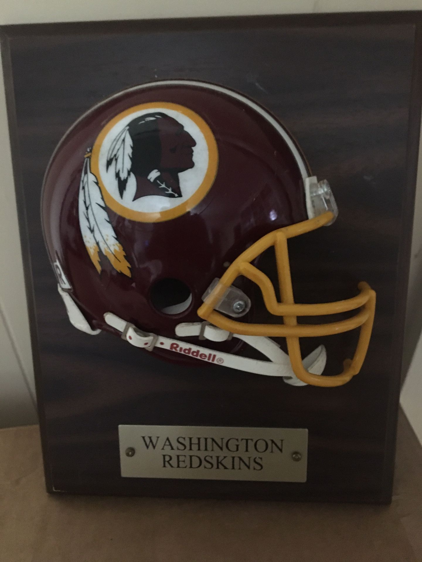 Washington Redskins Wooden Plague 