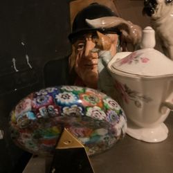 Beautiful Murano Clock4 Inches Acrossreal Murano Glass From Italy