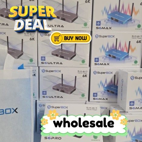 SuperBox S6 PRO Max Pro S6 SMART TV BOX Ultimate TV Solution