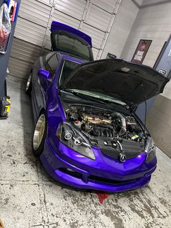 Acura RSX Modified Purple Coupe
