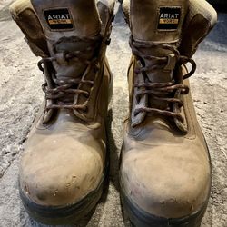 ARIAT MEN'S TURBO WATERPROOF WORK BOOTS - CARBON TOE