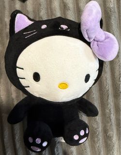 Sanrio Hello Kitty Black Cat Costume Halloween 8 Inch Plush Plushie Kitten