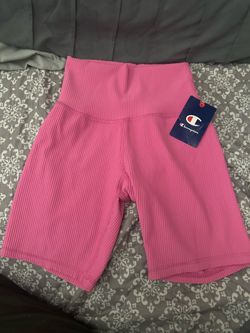 Champion ribbed biker shorts size Small