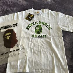 bape shirt white