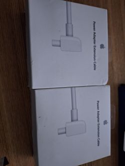 TWO power adapter extension cable