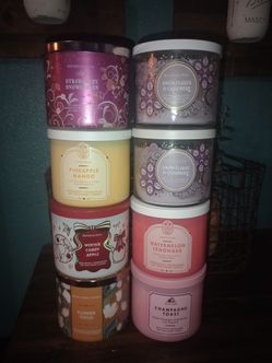 Bath and body works candles