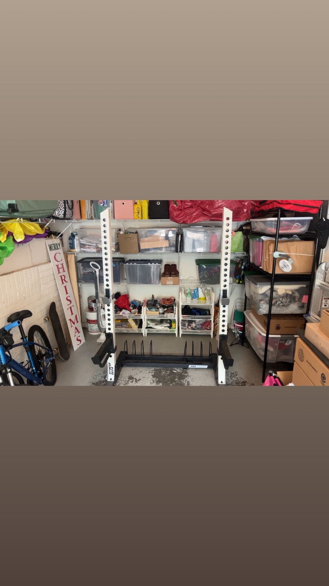 Heavy Duty Squat Rack / Bench Press Stand - EGO Strength - Great Condition