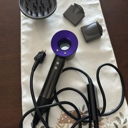 Dyson Hair Dryer And Accessories