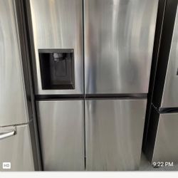 Lg Refrigerator Side By Side Stainless Steel 