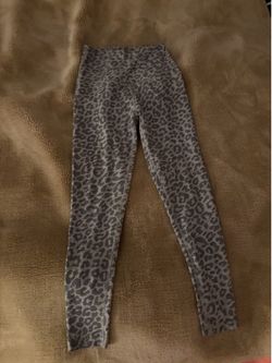 Beyond Yoga Grey Animal Print Leggings