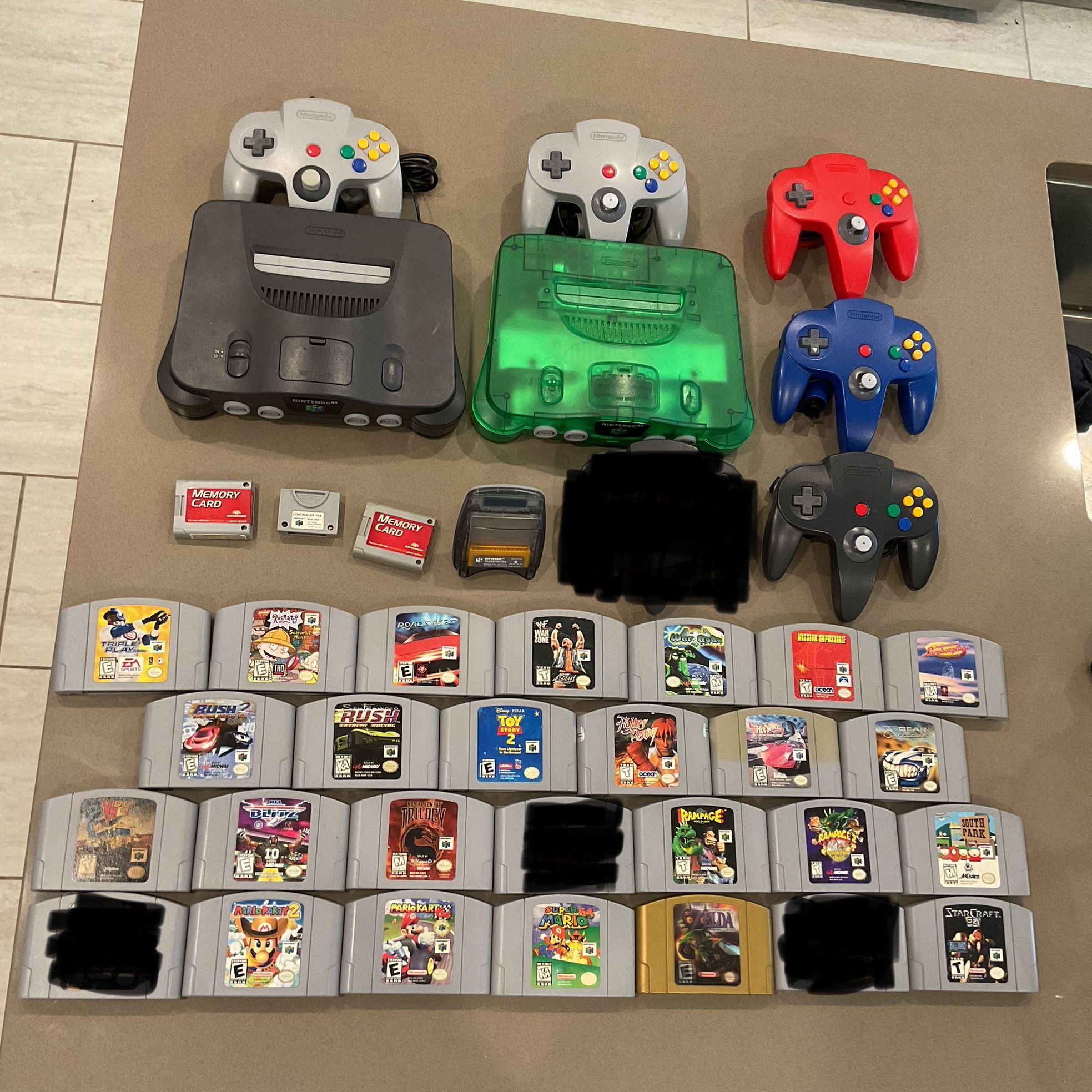 Nintendo 64 N64 Systems Games