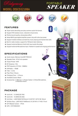 Portable Speaker