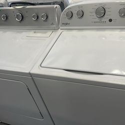 Washer and dryer with warranty