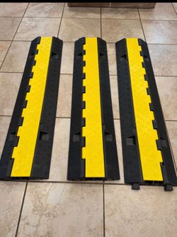 Cable protector ramp cover